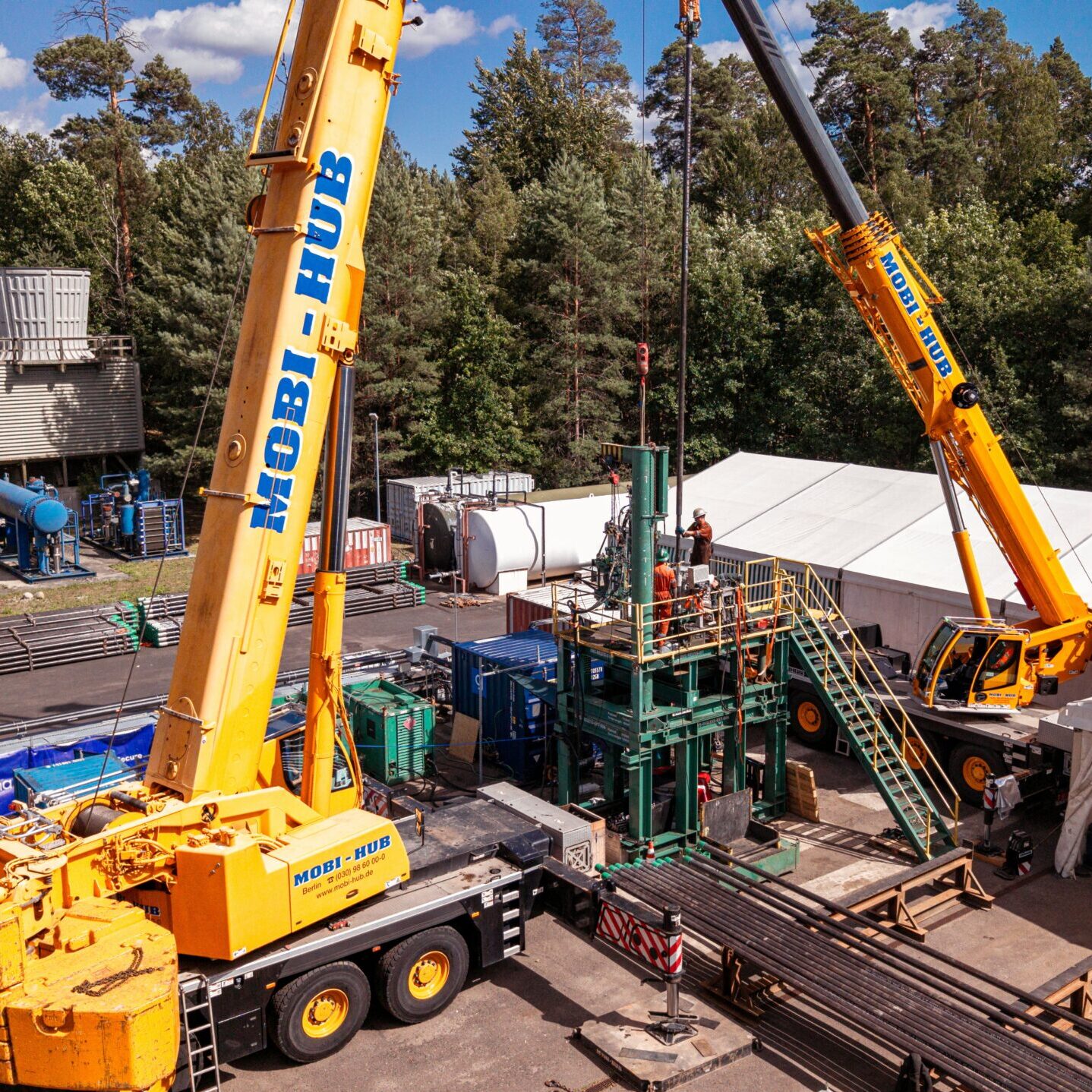 Operations at the GFZ site
