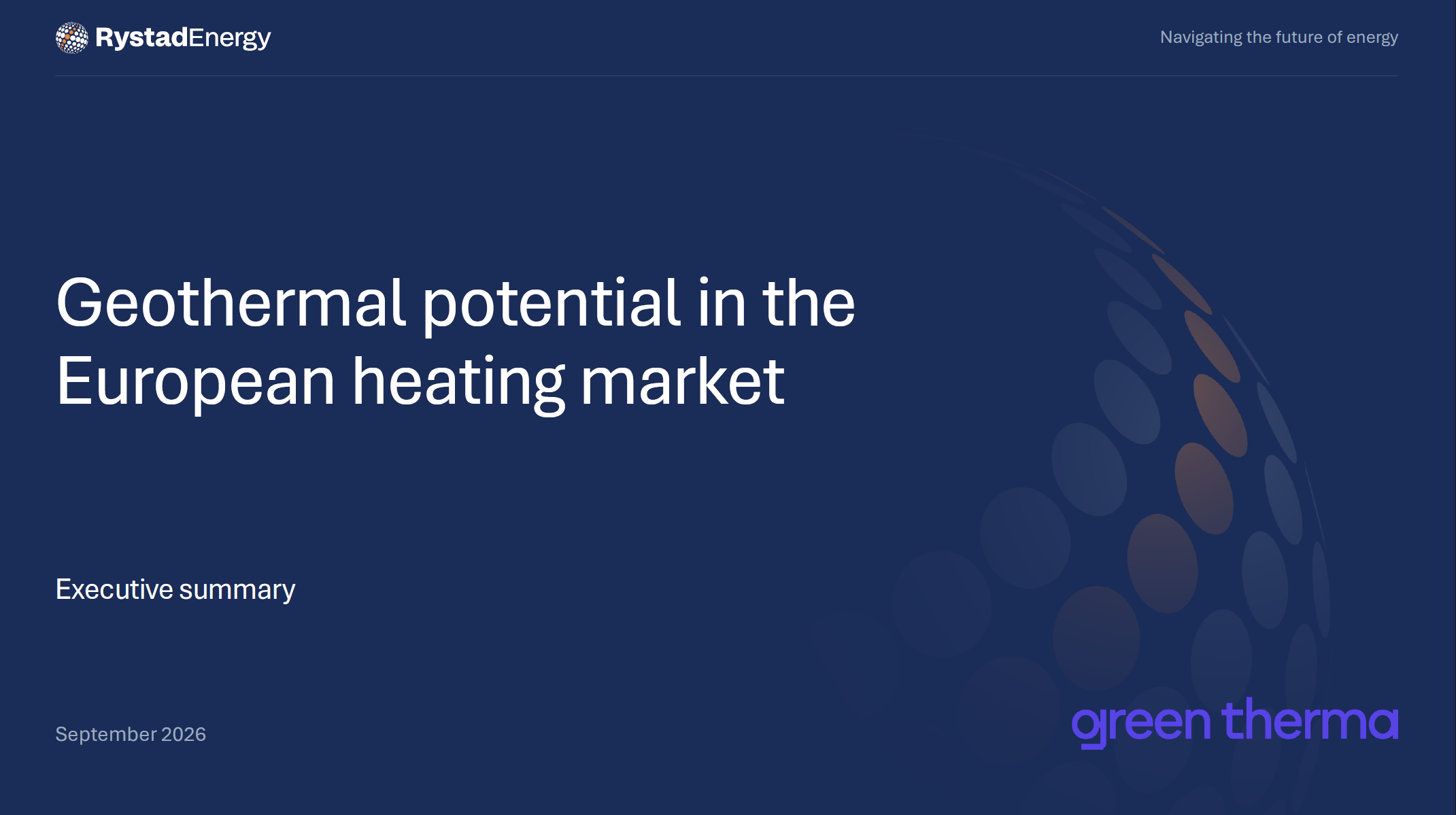 Rystad Report on Geothermal: Executive Summary